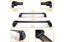 Jeep Grand Cherokee WL 2021– Dakdragers (dwarsbalken) voor geïntegreerde dakrails OEM (2 stuks) foto 7