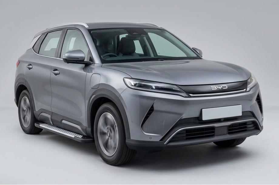 BYD Atto 2/Yuan Up 2024– Side steps Allmond Grey (set van 2, aluminium) Image