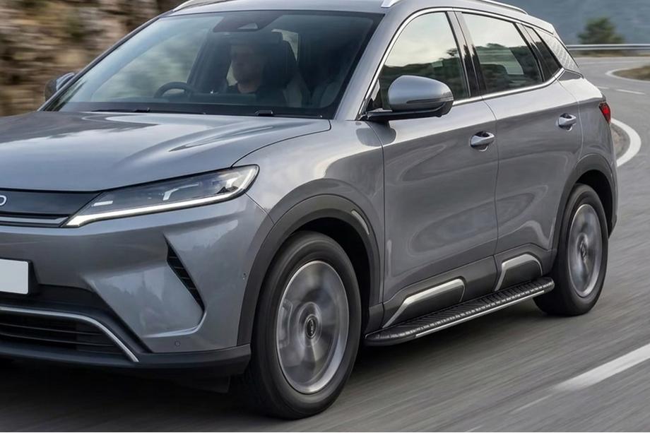 BYD Atto 2/Yuan Up 2024– Side steps Bosphorus Grey (set van 2, aluminium) Image