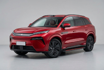 BYD Tang 2025– Side steps Maya Red (2 stuks, aluminium) foto 1