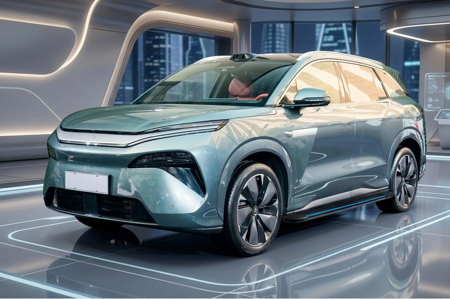BYD Tang 2025– Maya Blue zijtreden (2 stuks, aluminium) Image