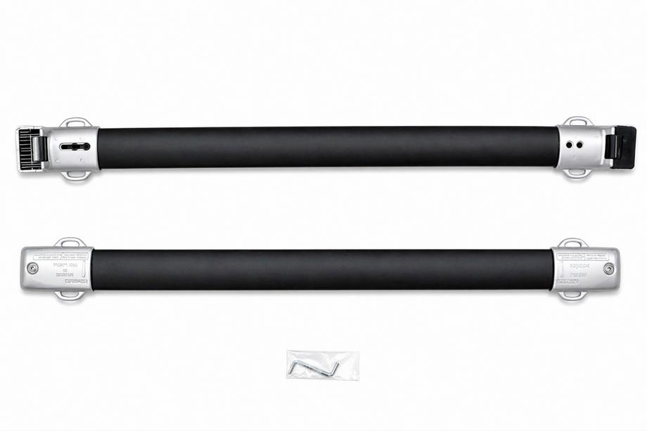 Lexus GX460 2009–2023 Dakdragers (dwarsbalken) voor geïntegreerde dakrails OEM (2 stuks) Zwart Foto 4
