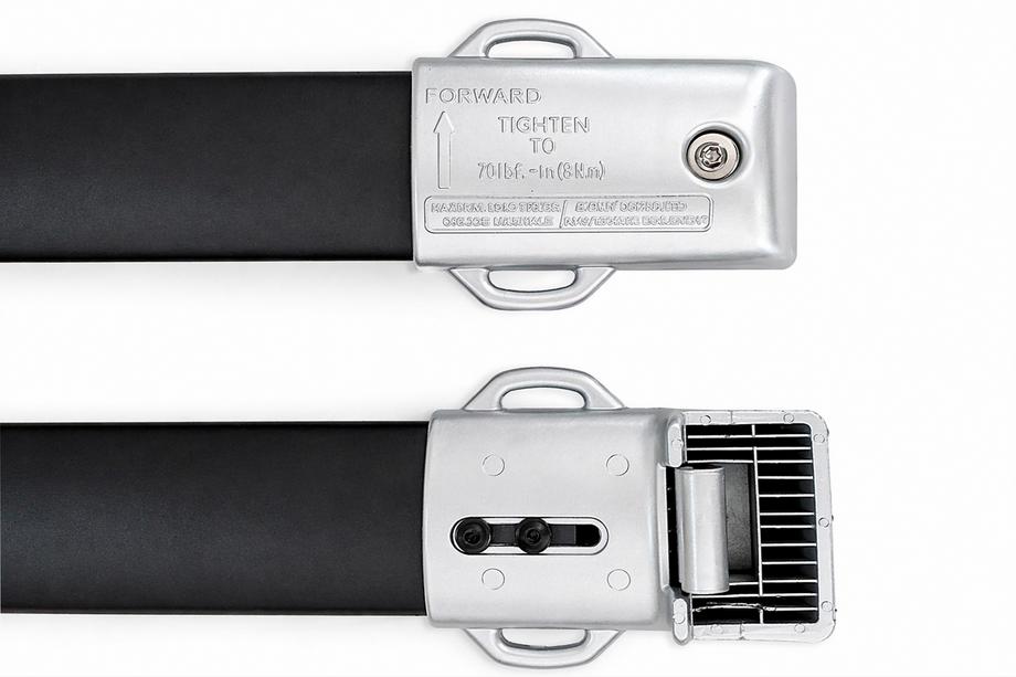 Lexus GX460 2009–2023 Dakdragers (dwarsbalken) voor geïntegreerde dakrails OEM (2 stuks) Zwart Foto 5