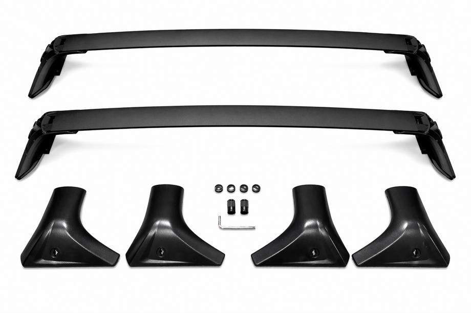 Lexus NX 2014–2021 Dakdragers (dwarsbalken) voor geïntegreerde dakrails OEM (2016-2021, 2 stuks) Zwart Foto 2