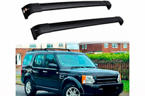Land Rover Discovery IV 2009–2017 Dakdragers (dwarsbalken) voor geïntegreerde dakrails OEM (2 stuks) Zwart foto 5