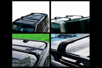 Land Rover Discovery IV 2009–2017 Dakdragers (dwarsbalken) voor geïntegreerde dakrails OEM (2 stuks) Zwart foto 4