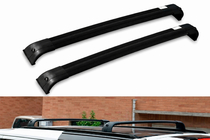 Land Rover Discovery IV 2009–2017 Dakdragers (dwarsbalken) voor geïntegreerde dakrails OEM (2 stuks) Zwart foto 7