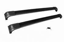 Land Rover Discovery IV 2009–2017 Dakdragers (dwarsbalken) voor geïntegreerde dakrails OEM (2 stuks) Zwart foto 11