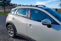 Mazda CX-3 2015– Dakdragers (dwarsbalken) voor geïntegreerde dakrails OEM (2 stuks) foto 1