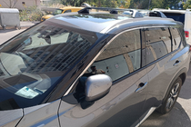 Nissan X-trail T33/Rogue 2022– Dakdragers (dwarsbalken) voor geïntegreerde dakrails OEM (2 stuks) Zwart foto 27