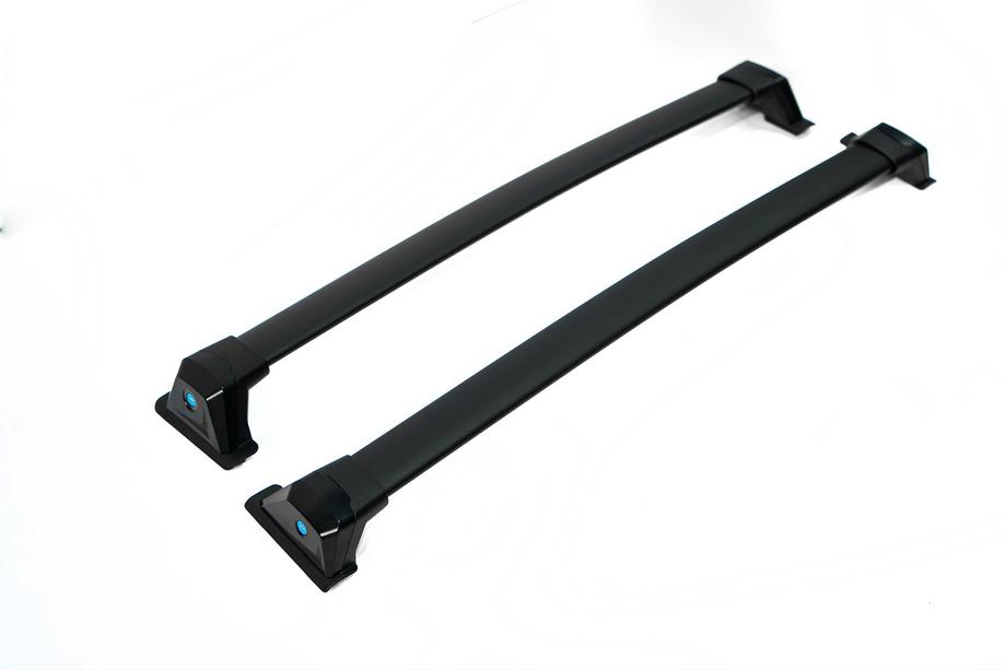 Toyota Yaris/Yaris Cross (XP210) 2020– Dakdragers (dwarsbalken) voor geïntegreerde dakrails OEM (2 stuks) Zwart Foto 5