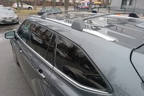 Toyota Highlander 2019– Dakdragers (dwarsbalken) voor geïntegreerde dakrails OEM (2 stuks) Zwart foto 3