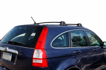 Honda CR-V 2007–2011 OEM dakdragers (dwarsbalken) voor originele bevestigingspunten, afsluitbaar (2 stuks) foto 2