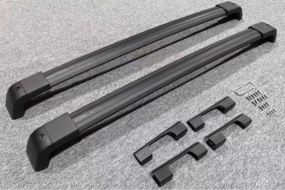 Nissan X-trail T31 2007–2014 OEM dakdragers (dwarsbalken) voor originele bevestigingspunten, afsluitbaar (2 stuks) Foto 6