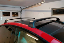 Tesla Model 3 2017– OEM dakdragers (dwarsbalken) voor originele bevestigingspunten, afsluitbaar (2 stuks) foto 2