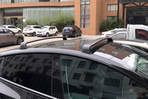 Tesla Model 3 2017– OEM dakdragers (dwarsbalken) voor originele bevestigingspunten, afsluitbaar (2 stuks) foto 5