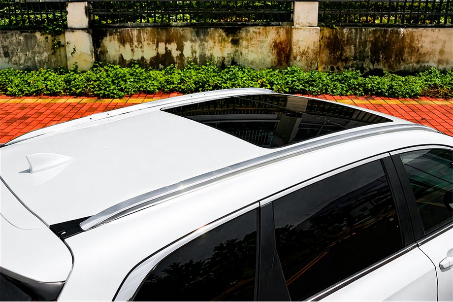 Honda CRV 2022– Geïntegreerde OEM dakrails (aluminium) Zwart Foto 7