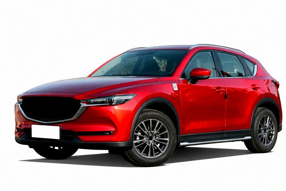 Mazda CX-5 2017–2025 Geïntegreerde dakrails HARMS (2 stuks) Zwart Image