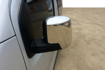 Fiat Fiorino/Qubo 2008–2024 Spiegelkappen bovenzijde (2 stuks, RVS) foto 1