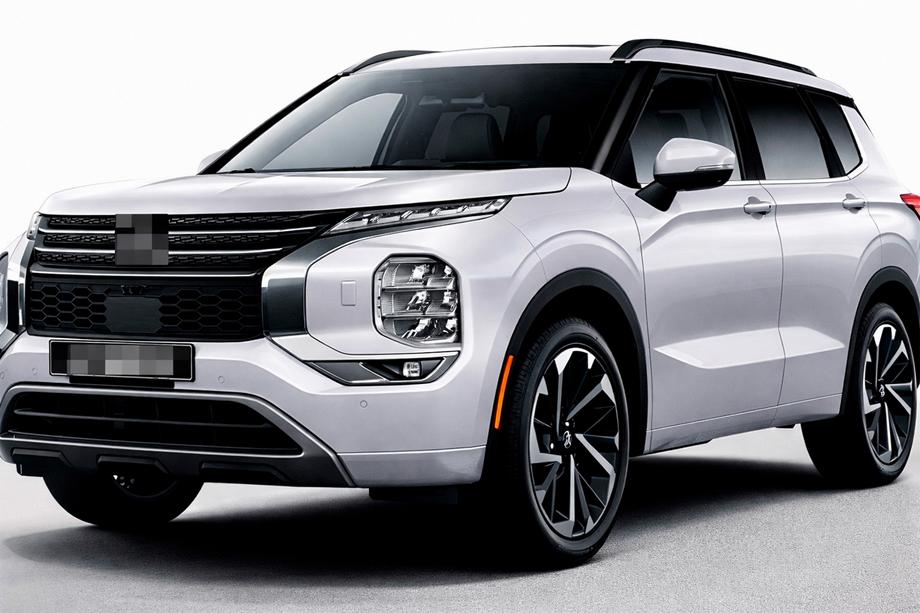 Mitsubishi Outlander 2021– Geïntegreerde dakrails OEM (2 stuks) Zwart Image