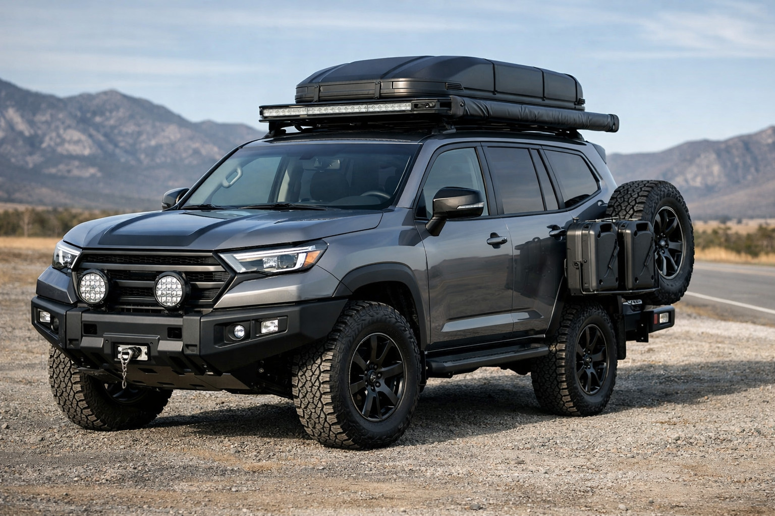 Upgradepakket voor Toyota Land Cruiser Prado 250 voor snelweg en reizen