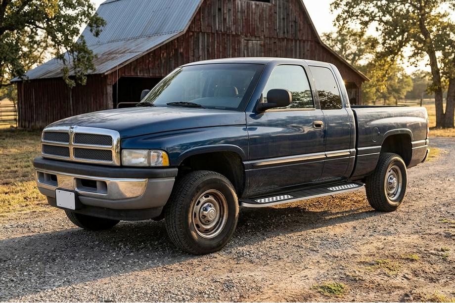 Dodge RAM (BR/BE) 1994–2002 Side steps Tayga V2 (2 stuks, aluminium) Image