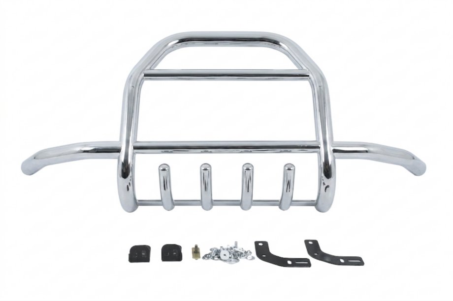 Suzuki Jimny 1998–2018 Bullbar QT007-Exclusive (zonder opschrift, RVS) Image