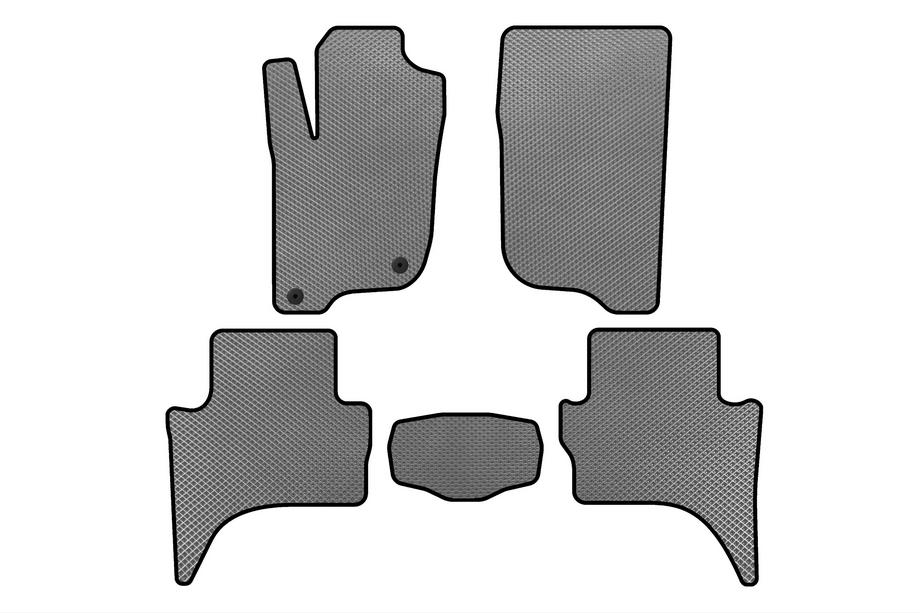 Mitsubishi L200 2015–2024 EVA vloermatten (korte wielbasis, grijs) Image