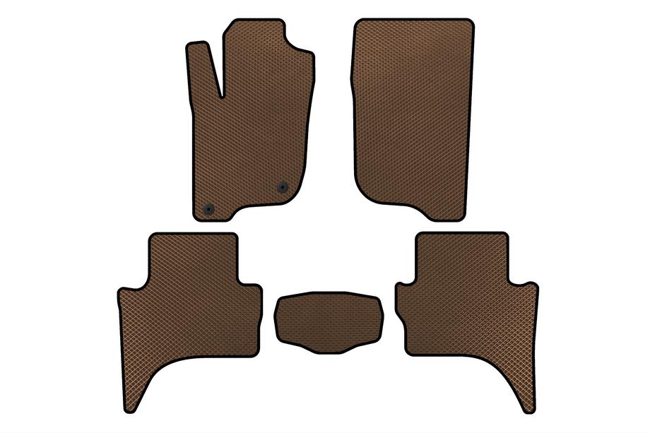 Mitsubishi L200 2015–2024 EVA-matten (Short base, Bruin) Image