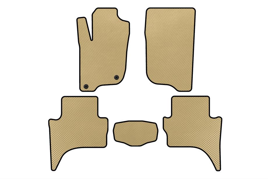 Mitsubishi L200 2015–2024 EVA automatten (Short base, Beige) Image