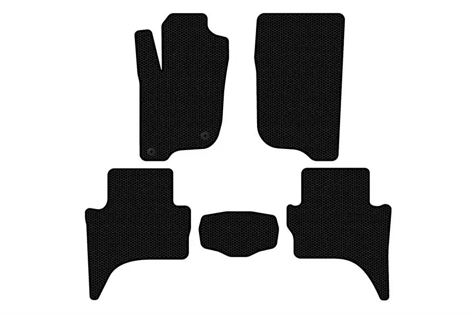 Mitsubishi L200 2015–2024 Rubberen automatten Carsuit (Short base, zwart) Image