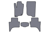 Mitsubishi L200 2015–2024 Rubberen automatten Carsuit (Short base, grijs) foto 1