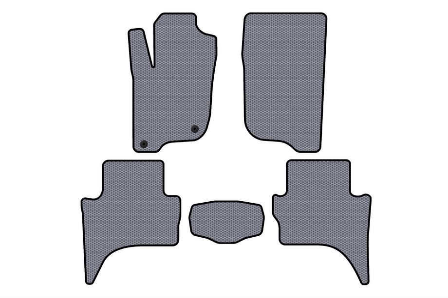 Mitsubishi L200 2015–2024 Rubberen automatten Carsuit (Short base, grijs) Image