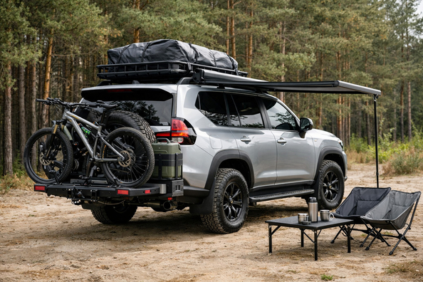 Wat monteer je op de Toyota Land Cruiser Prado 250 voor het gezin