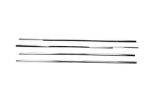 Honda Civic Sedan VII 2001–2006 Buiten raamomlijsting set (4-delig, RVS) Carmos - Turks staal foto 2