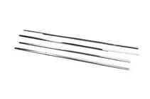 Honda Civic Sedan VII 2001–2006 Buiten raamomlijsting set (4-delig, RVS) Carmos - Turks staal foto 3