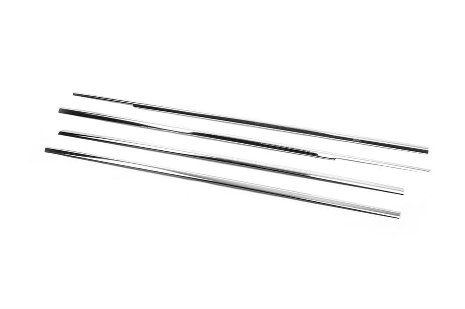 Honda Civic Sedan VII 2001–2006 Buiten raamomlijsting set (4-delig, RVS) Foto 3