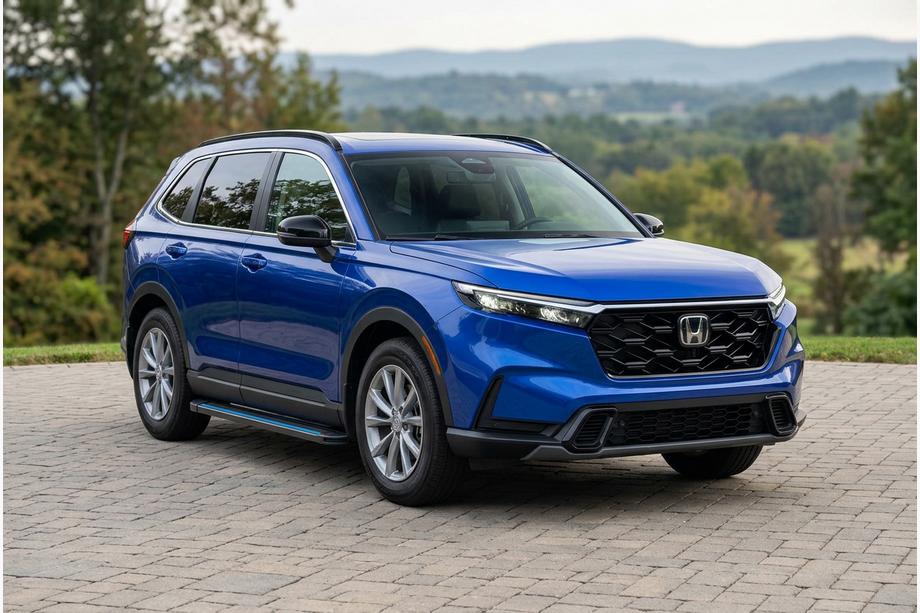 Honda CRV 2022– Maya Blue zijtreden (2 stuks, aluminium) Image