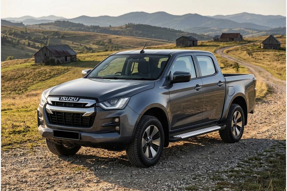 Isuzu D-Max 2019– Side steps Allmond Grey (set van 2, aluminium) Foto 1