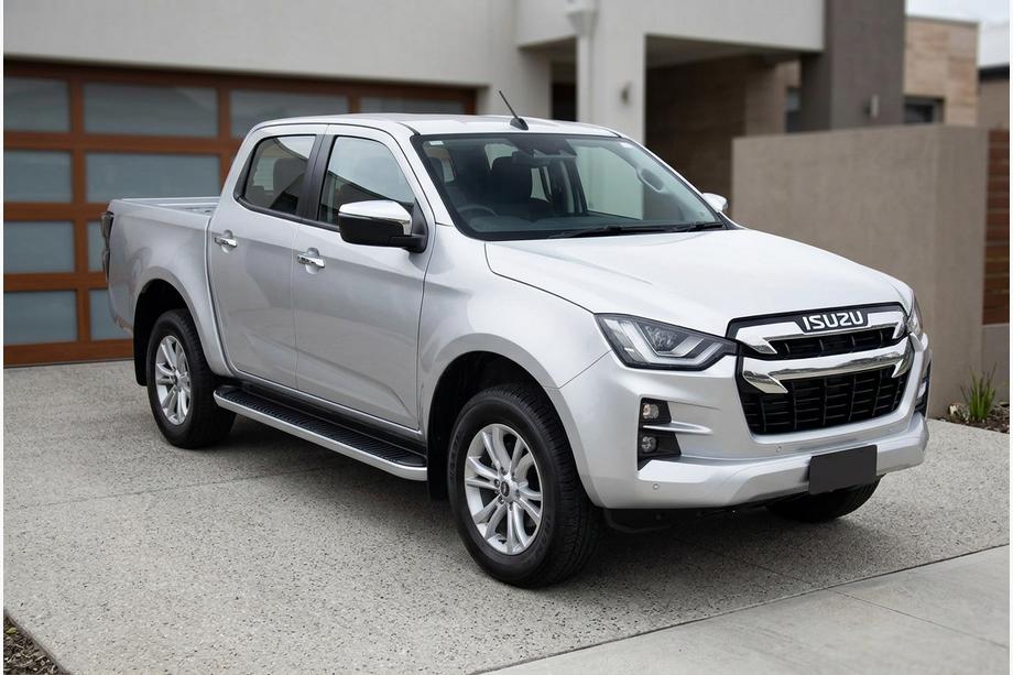 Isuzu D-Max 2019– Side steps Tayga Grey (2 stuks, aluminium) Foto 1