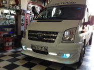 Ford Transit 2000–2014 Voorbumperlip (2006-2014, DRL, met roosters) foto 3