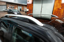 Nissan Juke 2010–2019 Dakrails CROWN (mat grijs) foto 2
