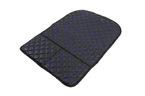 Organizer voor rugleuning Velours (1 st., zwart met blauw stiksel) foto 2