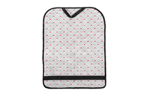Organizer voor stoelrugleuning van velours (1 st., zwart met rood stiksel) foto 4