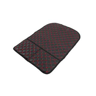 Organizer voor stoelrugleuning van velours (1 st., zwart met rood stiksel) foto 2