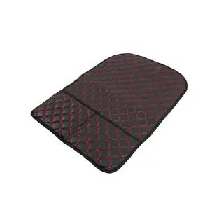 Organizer voor stoelrugleuning van velours (1 st., zwart met rood stiksel) foto 2