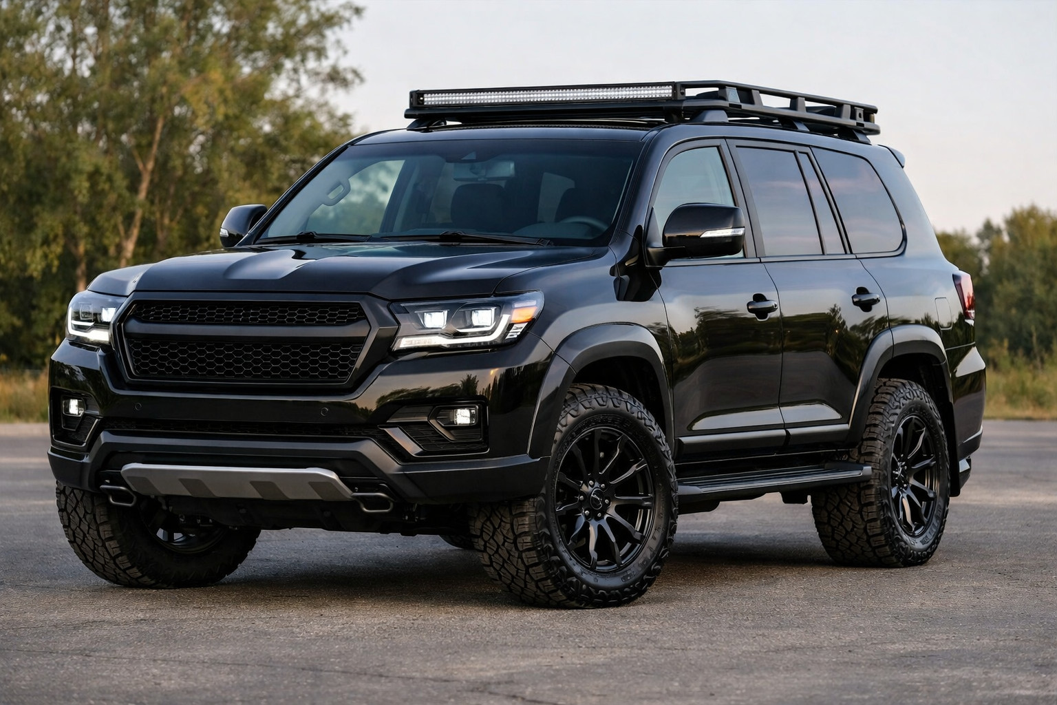 Upgradeplan voor Toyota Land Cruiser 200 voor een modernere look