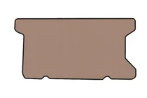 Fiat 500/500L 2013–2022 Rubberen kofferbakmat Carsuit (voor 500, VS, beige) foto 1