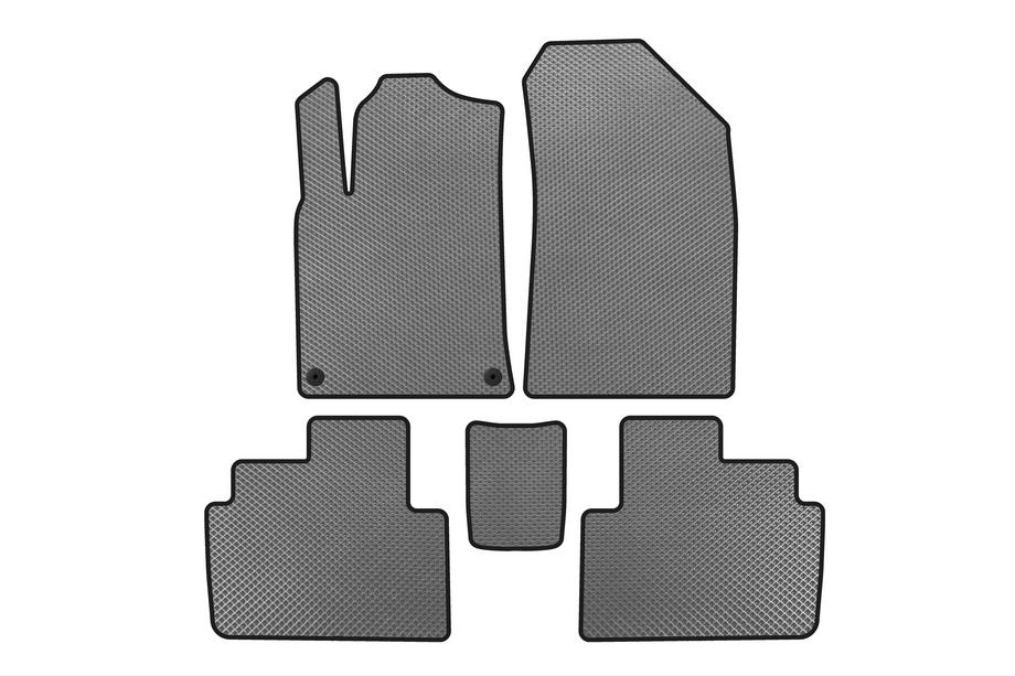 Peugeot 407 2004–2011 EVA vloermatten voor interieur (SW, grijs) Image
