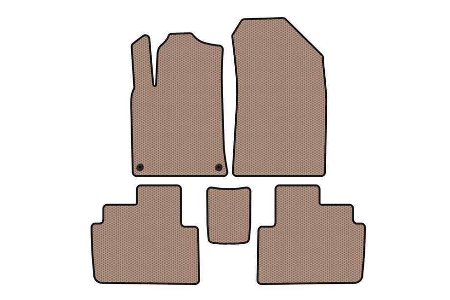 Peugeot 407 2004–2011 Rubberen automatten Carsuit (SW, beige) Image